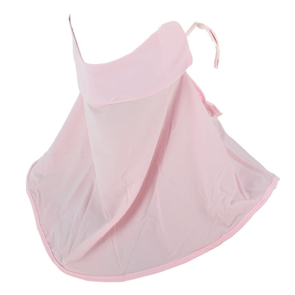 Unique Bargains Cycling Adjustable Full Face Mask Neck Cover Windproof Face Cover Strong Sun Protection | Pink