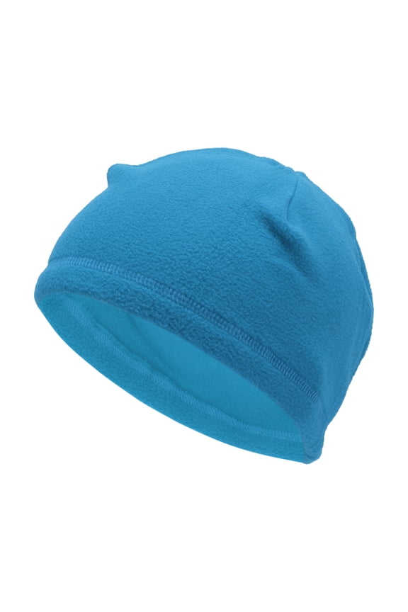 Cycling Hat Keep Warm Hard Hat Liner Polar Fleece Fabric Blue 26x17cm 1 Pcs