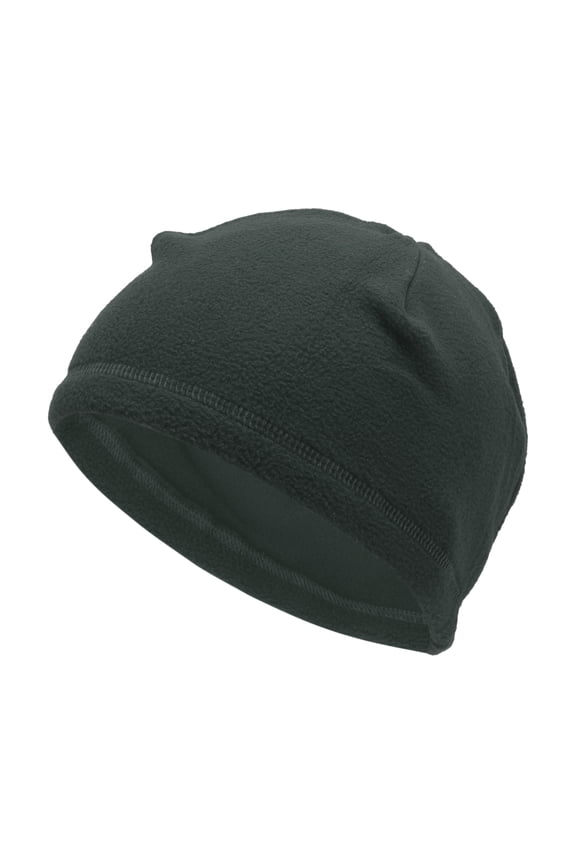 Cycling Hat Keep Warm Hard Hat Liner Polar Fleece Fabric Dark Gray 26x17cm 1 Pcs