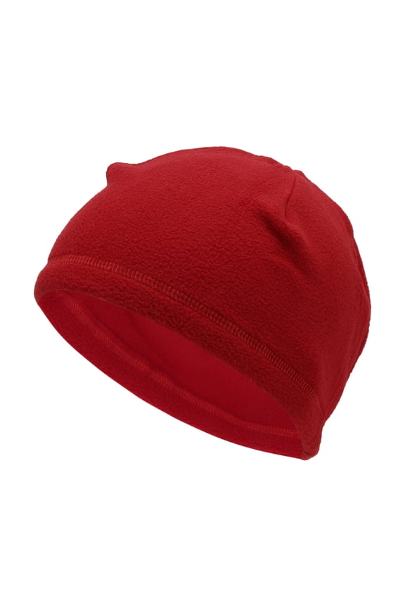 Cycling Hat Keep Warm Hard Hat Liner Polar Fleece Fabric Red 26x17cm 1 Pcs