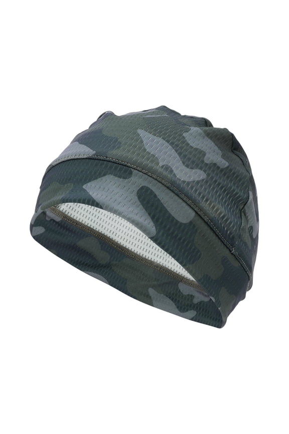 Cycling Hat Sweat Moisture Wicking Breathable Sun Protection Hard Hat Liner Nylon Spandex Black 5.71"x10.24" 1 Pc
