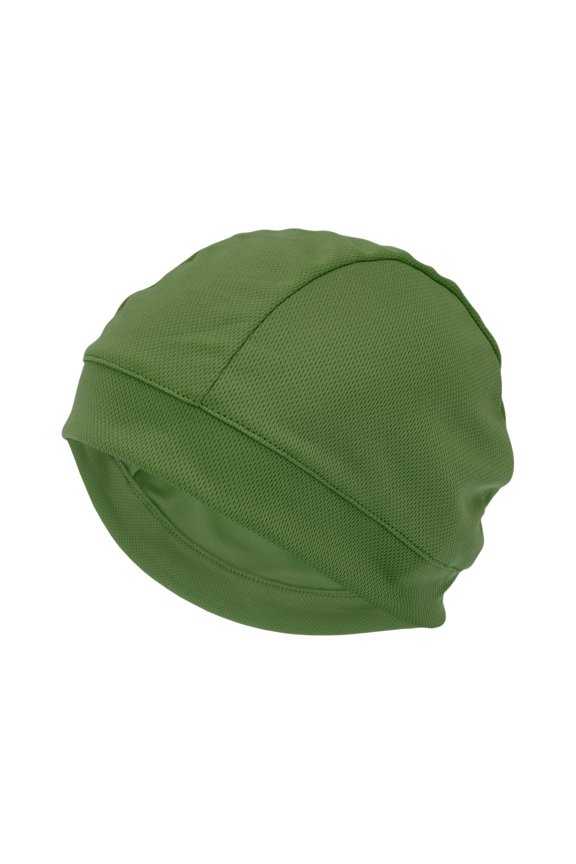 Cycling Hat Sweat and Moisture Wicking Breathable Hard Hat Liner Baiku Silk Mesh Fabric Green 26x15.5cm 1 Pcs