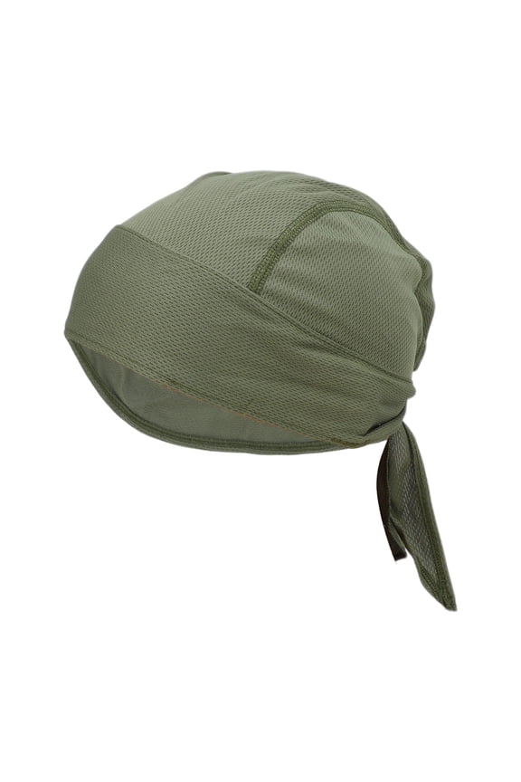 Cycling Hat Sweat and Moisture Wicking Breathable Hard Hat Liner Ice Silk Mesh Fabric Green 29x42.5cm 1 Pcs
