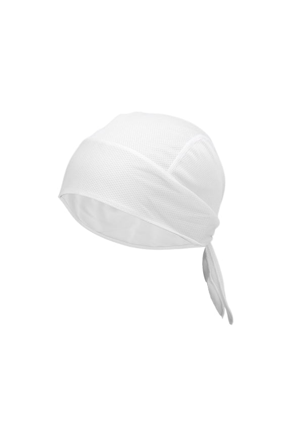 Cycling Hat Sweat and Moisture Wicking Breathable Hard Hat Liner Ice Silk Mesh Fabric White 29x42.5cm 1 Pcs