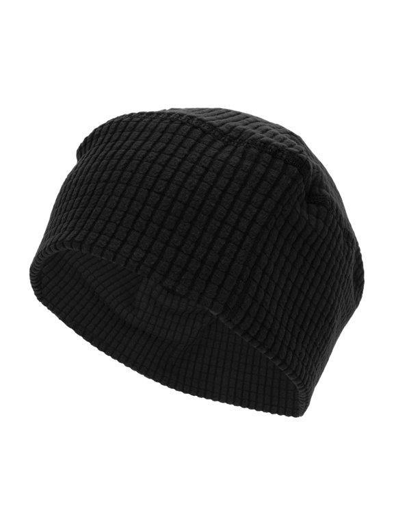 Cycling Hat Warm Breathable Hard Hat Liner Polar Fleece Waffle Fabric Brown 8.27"x10.63" 1 Pcs