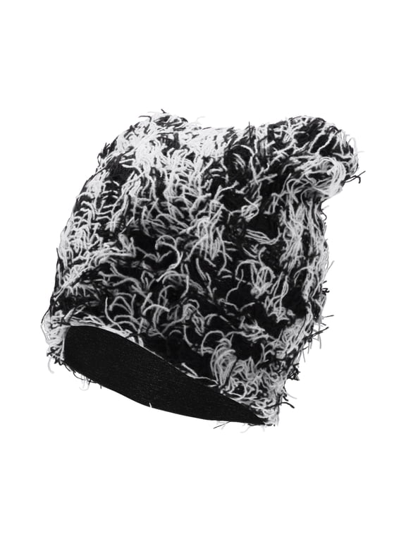 Cycling Hat Warm Comfortable Breathable Hard Hat Liner Acrylic Black Red 8.46"x8.66" 1 Pcs