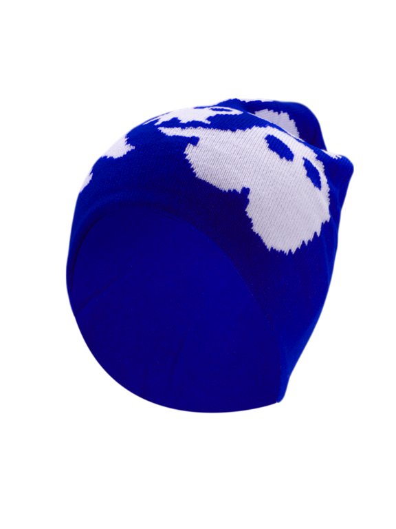 Cycling Hat Warm Comfortable and Breathable Hard Hat Liner Acrylic Blue Bottom 24x22cm 1 Pcs