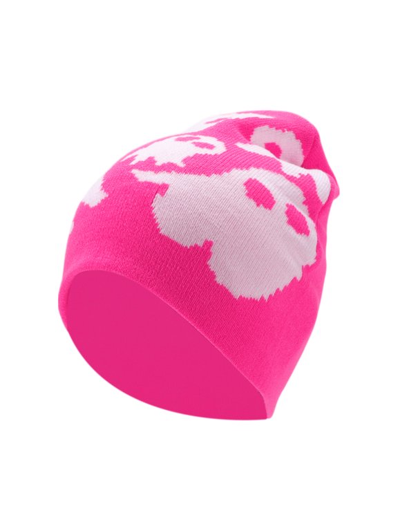 Cycling Hat Warm Comfortable and Breathable Hard Hat Liner Acrylic Dark Pink Bottom 24x22cm 1 Pcs