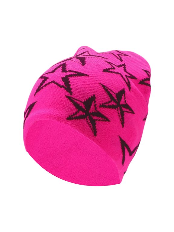Cycling Hat Warm Comfortable and Breathable Hard Hat Liner Acrylic Deep Pink Bottom 22x21cm 1 Pcs