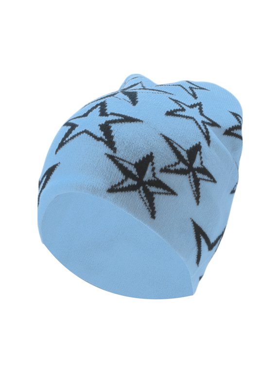 Cycling Hat Warm Comfortable and Breathable Hard Hat Liner Acrylic Light Blue Bottom 22x21cm 1 Pcs