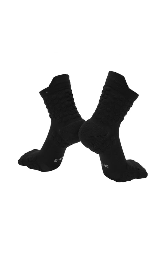 Cycling Socks Quick-Drying Non-Slip Sweat-Absorbent Deodorizing Anti-Friction Outdoor Bike Socks Black Size m Neutral and Universal