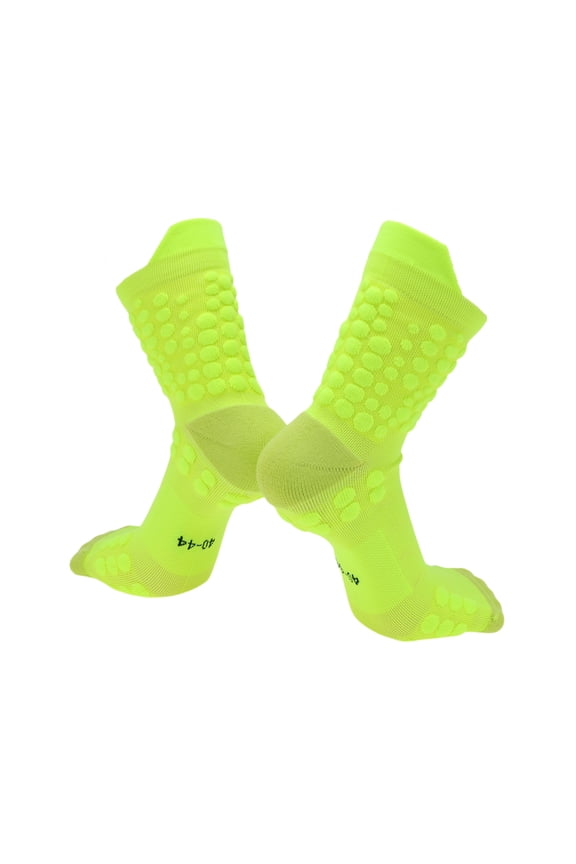 Cycling Socks Quick-Drying Non-Slip Sweat-Absorbent Deodorizing Anti-Friction Outdoor Bike Socks Yellow Size l Neutral and Universal