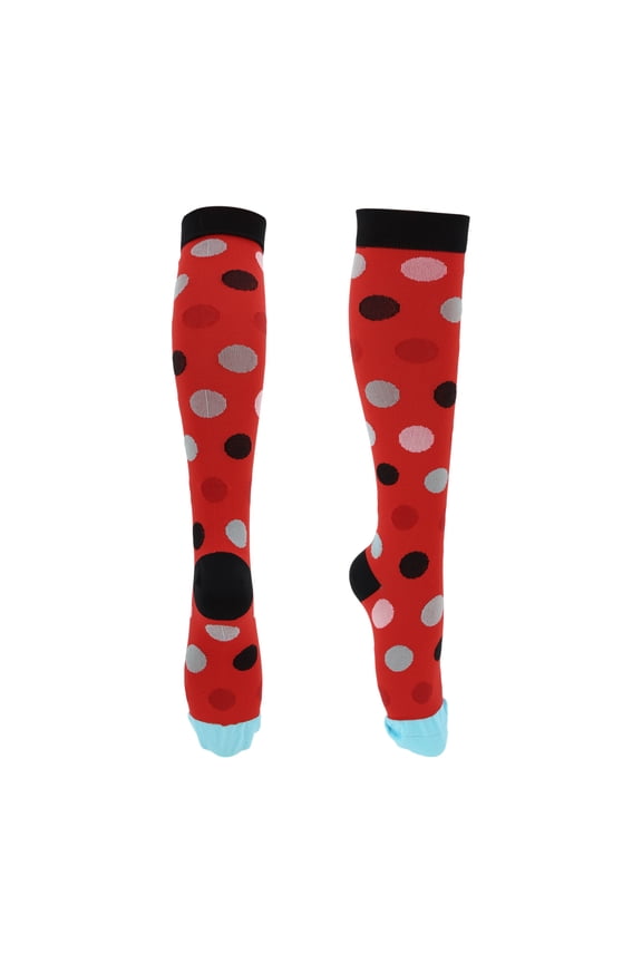 Cycling Socks Sweat-Absorbent Anti-Friction Outdoor Bike Socks Red Size m Neutral and Universal 1 Pair