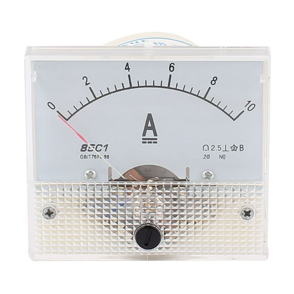 Unique Bargains DC 10A Analog Panel Current Meter Ammeter Gauge 85C1 0-10A