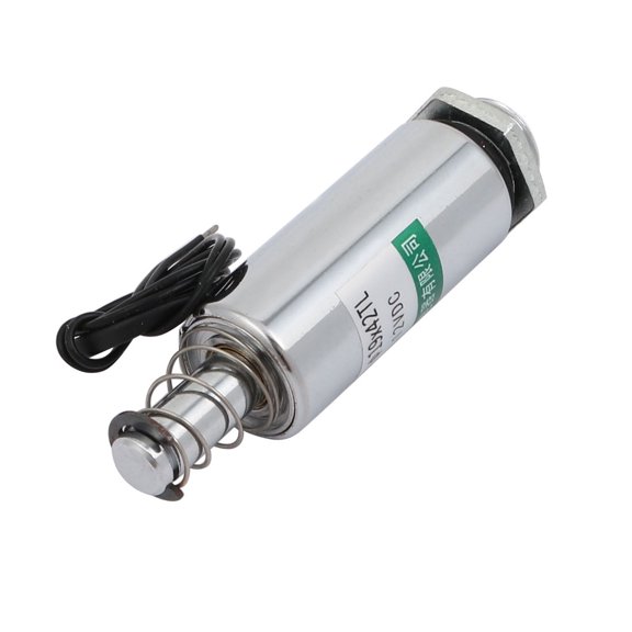 Unique Bargains DC 12V Push Pull Type Tubular Wired DC Solenoid Electromagnet Magnet XRN-19/42TL
