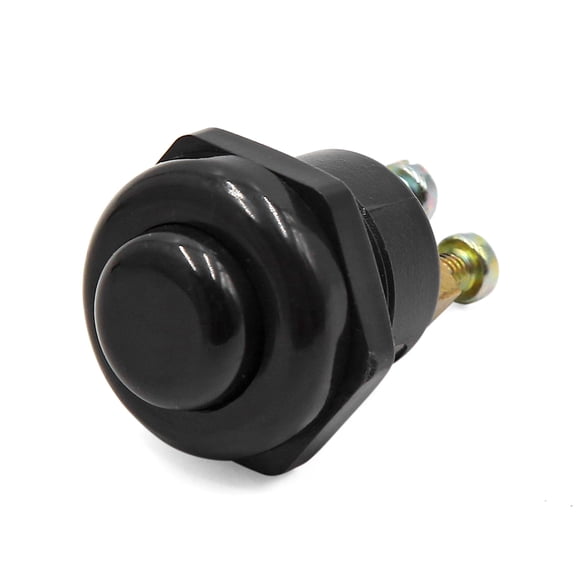 Unique Bargains DC 12V Round 2 Terminal Momentary Press Push Button Switch for Car Vehicle