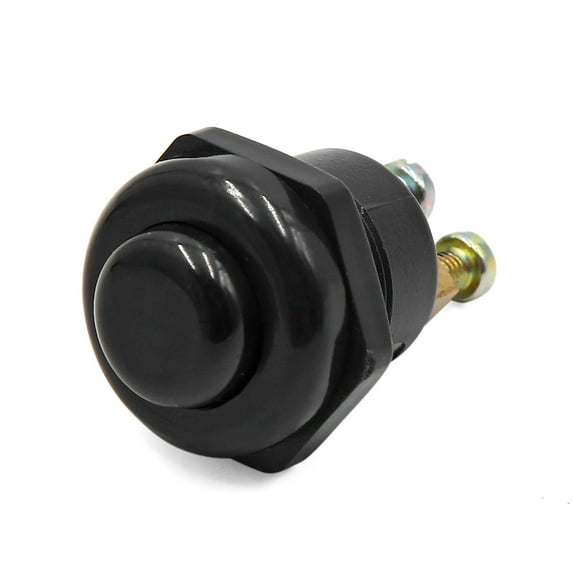 Unique Bargains DC 12V Round 2 Terminal Momentary Press Push Button Switch for Car Vehicle