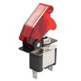 thumbnail image 1 of Unique Bargains DC 20A 12V 2 Position SPST ON-OFF 3 Pin Toggle Switch w Red Cap, 1 of 1