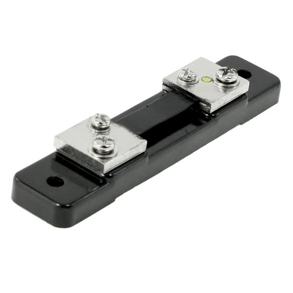 Unique Bargains DC 50A 75mV Current Ammeter Analog Panel Meter Shunt Resistor