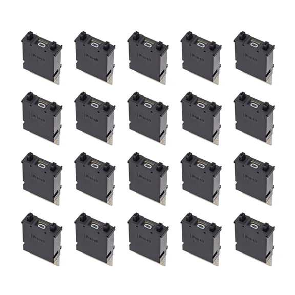Unique Bargains DIP Switch  Thumb wheel Switch KM1 0-9 Digital Black 20 Pcs