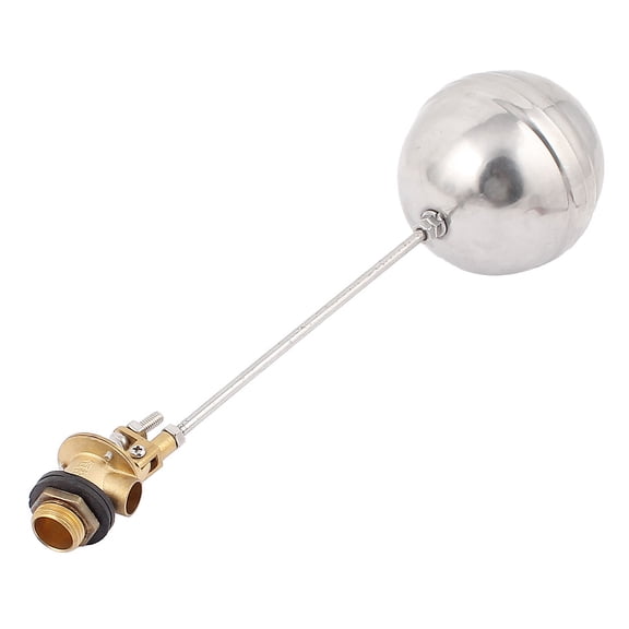 Unique Bargains DN15 1/2BSP Metal Automatic Fill Float Valve for Water Tank