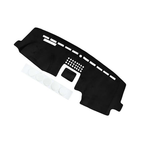 Unique Bargains Dash Cover - Car Center Console - for FORD F150 2015-2020 Flannel Black - 1Pc