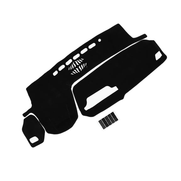 Unique Bargains Dash Cover Car Center Console for Lexus ES300 2002-2006 Polyester Black with Sticker 1 Set