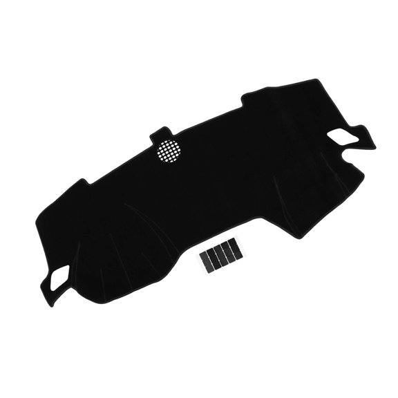 Unique Bargains Dash Cover Car Center Console for Nissan Maxima 2016-2023 Polyester Black with Sticker 1 Set
