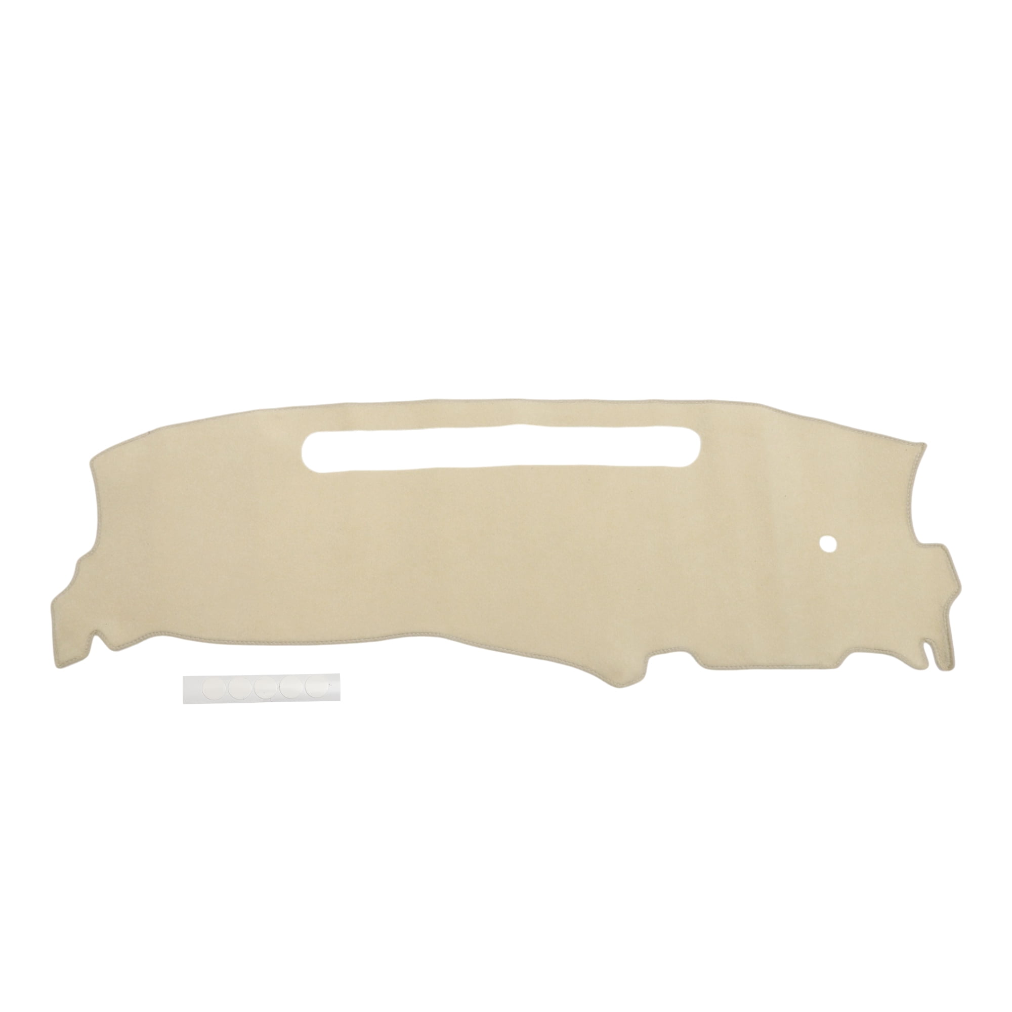 Unique Bargains Dash Cover for Chevrolet S10 1998-2004 Dash Board Mat Non-Slip Dash Cover Mat Polyester Center Console Dashboard Cover Pad Carpet Beige