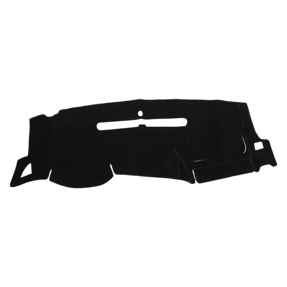 Unique Bargains Dash Cover for Chevrolet Silverado 2007-2013 Dash Board Mat Anti-Slip Dash Cover Mat Polyester Center Console Dashboard Cover Pad Carpet Black