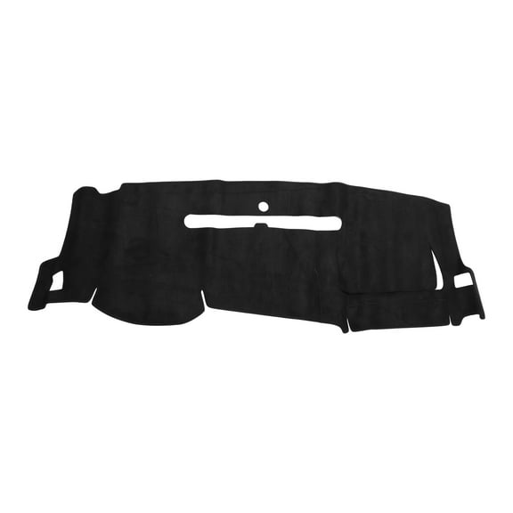 Unique Bargains Dash Cover for Chevrolet Silverado 2007-2013 Dash Board Mat Non-Slip Dash Cover Mat Suede Center Console Dashboard Cover Pad Carpet Black