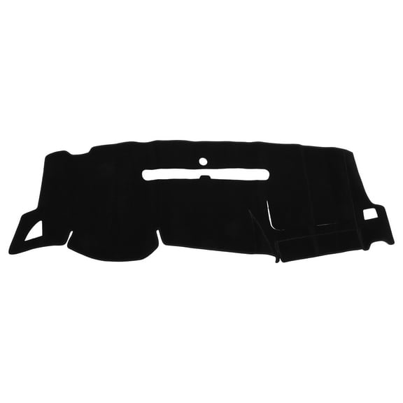 Unique Bargains Dash Cover for Chevrolet Silverado 2007-2013 Dash Board Mat Thickened Anti-Slip Dash Cover Mat Polyester Center Console Dashboard Cover Pad Black