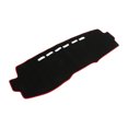 thumbnail image 1 of Unique Bargains Dash Cover Compatible for Toyota Innova 2004-2014, Non-Slip Polyester Black Red Center Console, 1 of 6