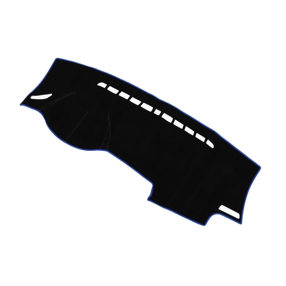 Unique Bargains Dash Cover Interior Non-Slip Dashboard Carpet Mat for Volkswagen Golf 7 2013-2018 Polyester Black Blue