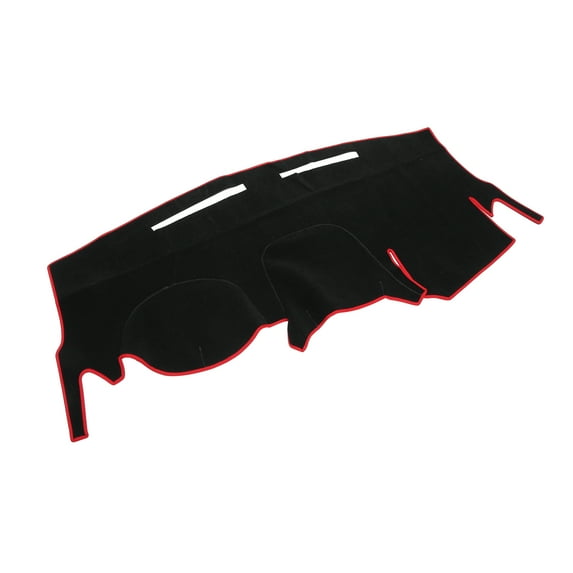 Unique Bargains Dash Cover Interior Non-Slip for Dodge Grand Caravan 2011-2020 Polyester Black Red