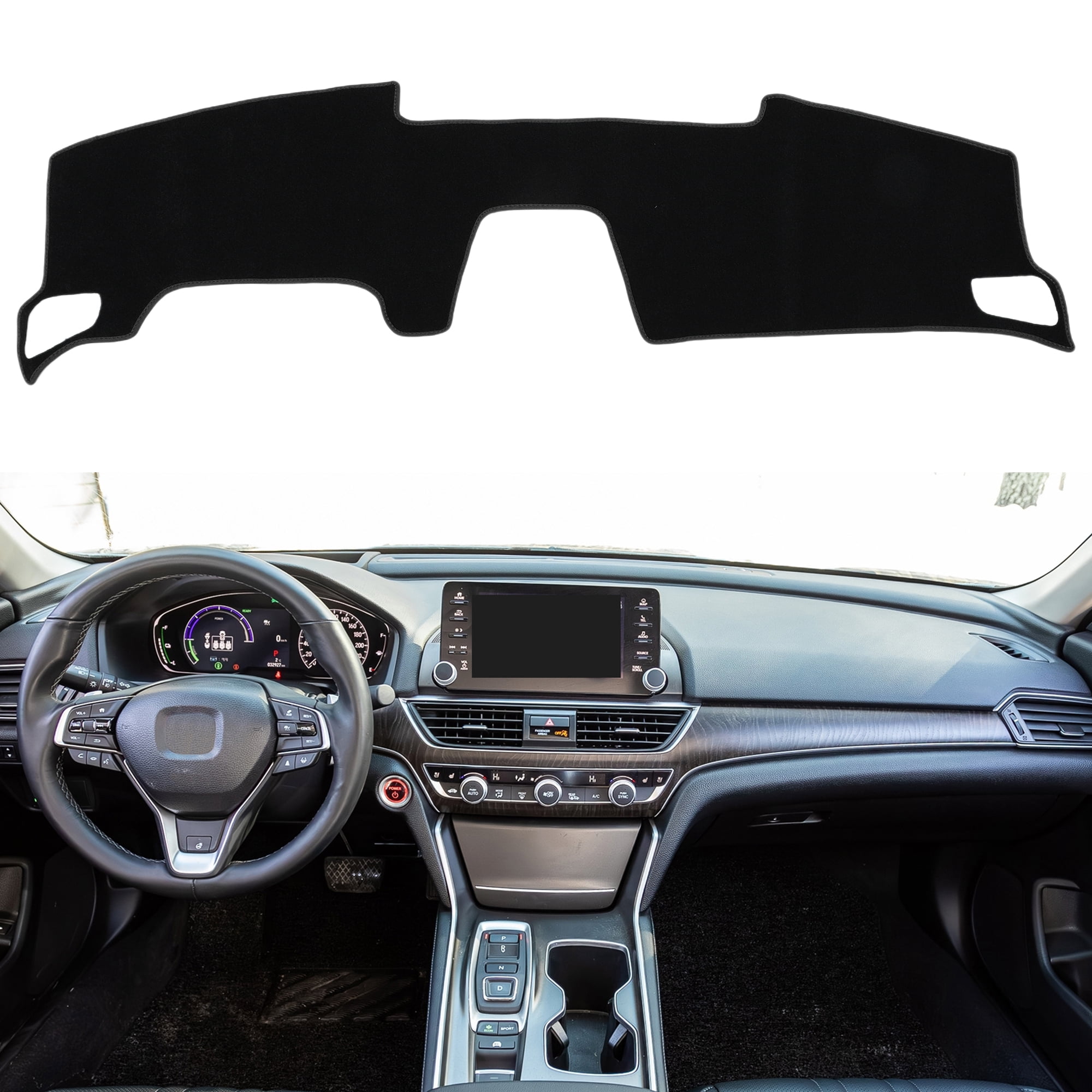 Unique Bargains Dash Cover Non-Slip Dashboard Carpet Mat for Honda Accord 2022-2024