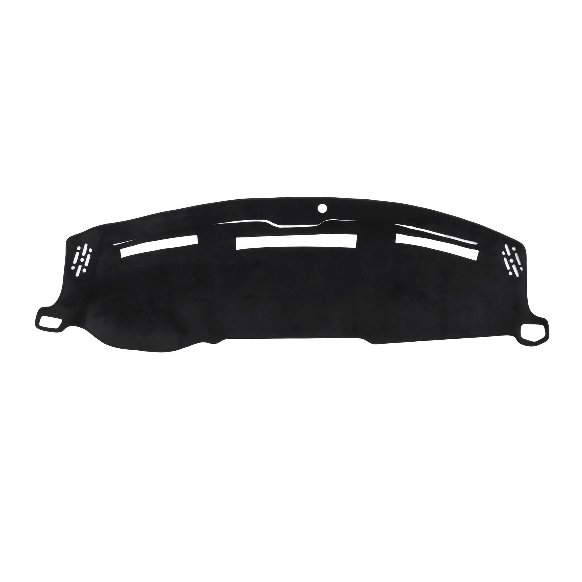 Unique Bargains Dash Cover for Ram 1500 2010-2018 for Ram 2500 2010-2018 Without HUD Dashboard Cover Car Interior Anti-Slip/Anti Dust Flannel Black 1 set