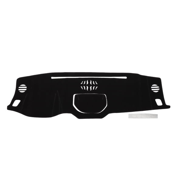 Unique Bargains Dash Cover for Toyota Tundra 2014-2021 Dash Board Mat Non-Slip Dash Cover Mat Pad Flannel Center Console Dashboard Cover Pad Carpet Black