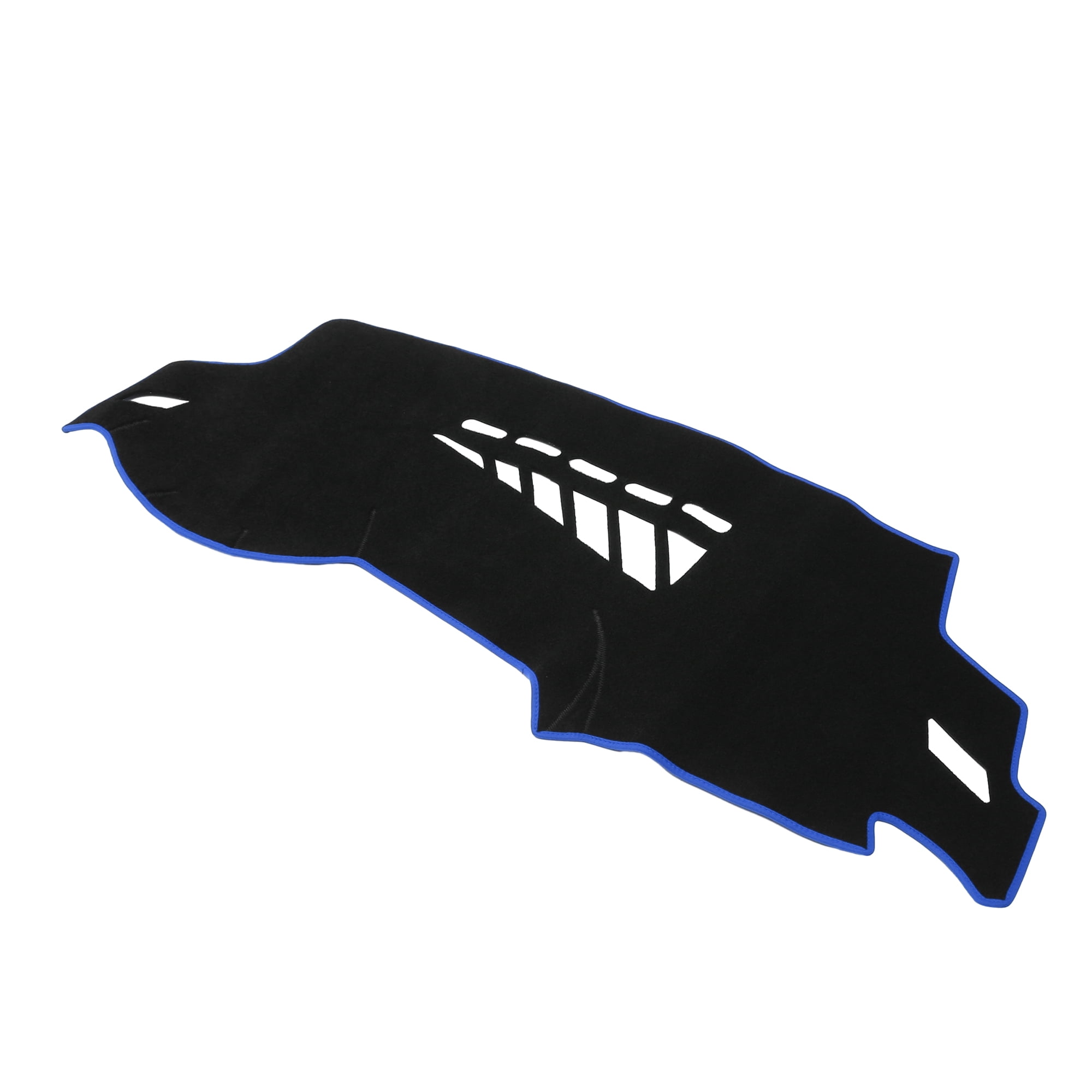 Unique Bargains Dash Cover for Audi A4 A5 2008-2015 Center Console Dashboard Cover Mat Polyester Black Blue 1 Pcs