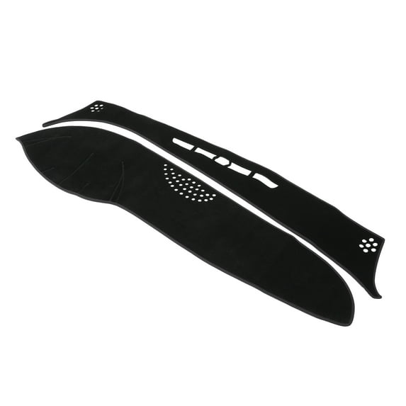 Unique Bargains Dash Cover for Audi A8L 2012-2018 Center Console Dashboard Cover Mat Non-Slip Polyester Black 1 Pcs