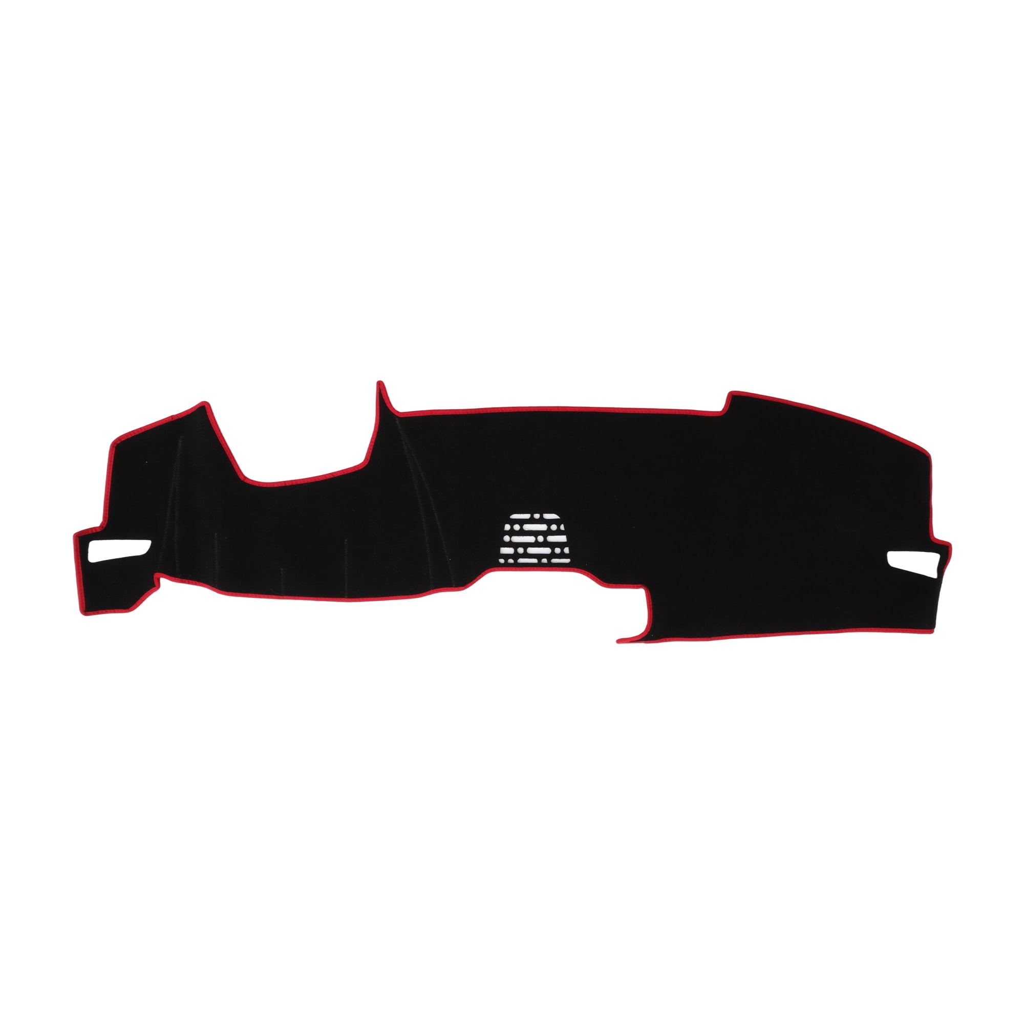Unique Bargains Dash Cover for Honda Accord 2023-2026 With HUD Dashboard Cover Car Interior Anti-Slip/Anti Dust Polyester Black With Red Edge 1 set