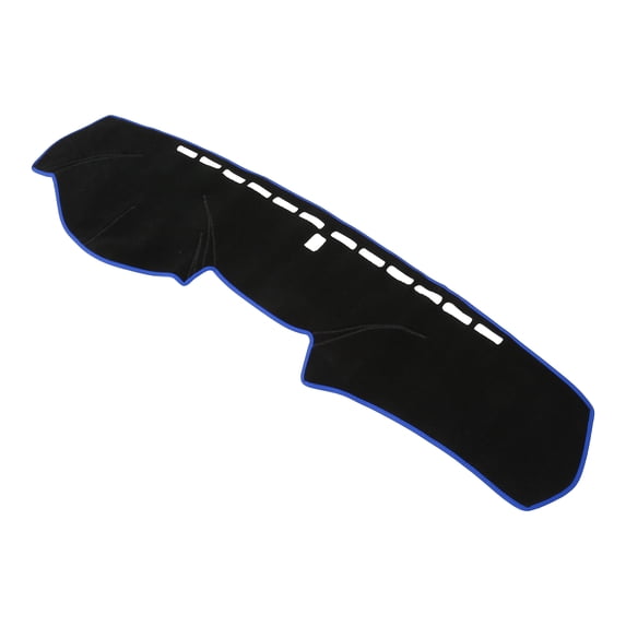 Unique Bargains Dash Cover for Honda Insight Non-Slip | Center Console Dashboard Cover Mat Black Blue 1 Pcs