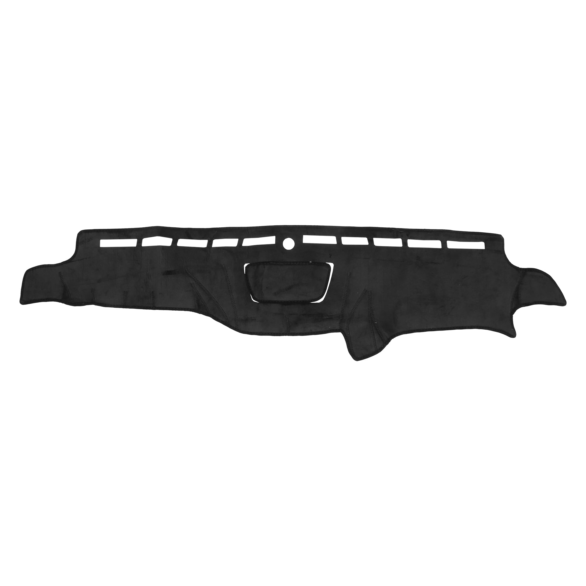 Unique Bargains Dash Cover for Jeep Wrangler JK 2007-2017 Non-Slip Flannel Black
