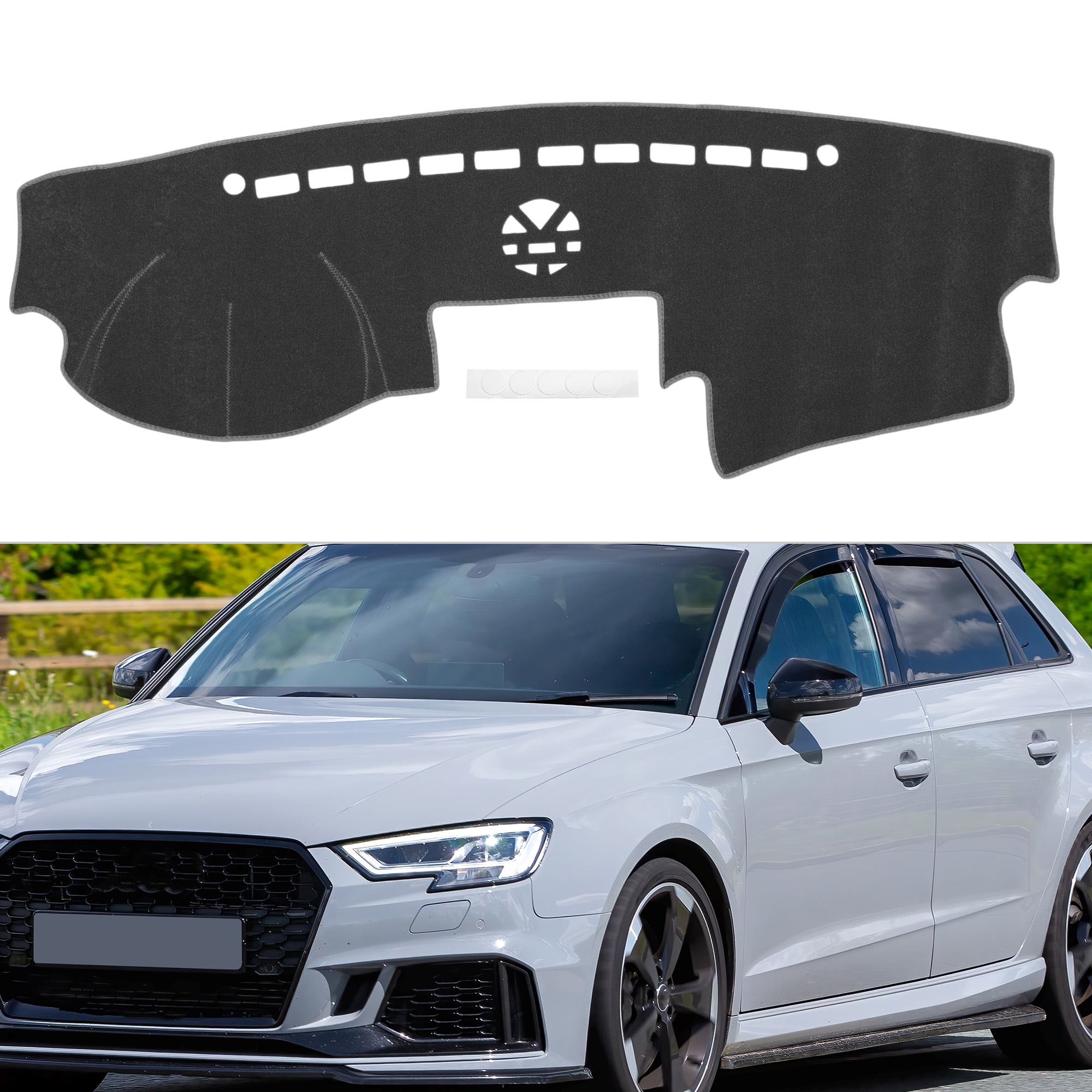 Unique Bargains Dash Cover for KIA Sorento 2010-2016 Non-Slip Dashboard Carpet Mat Gray