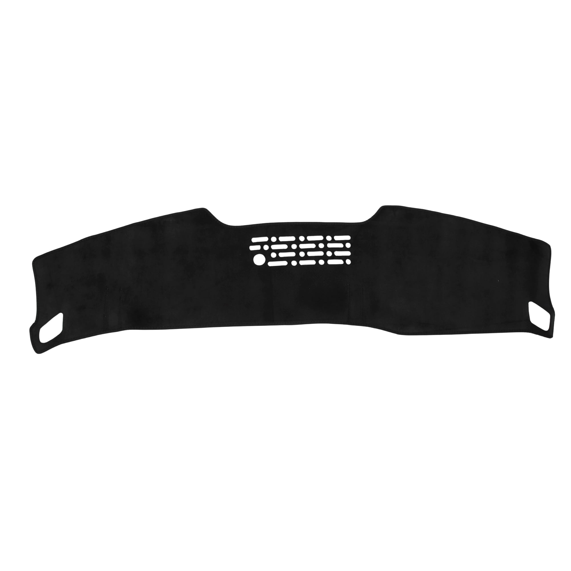 Unique Bargains Dash Cover for Kia K4 2025 Dashboard Anti-Slip Flannel Black