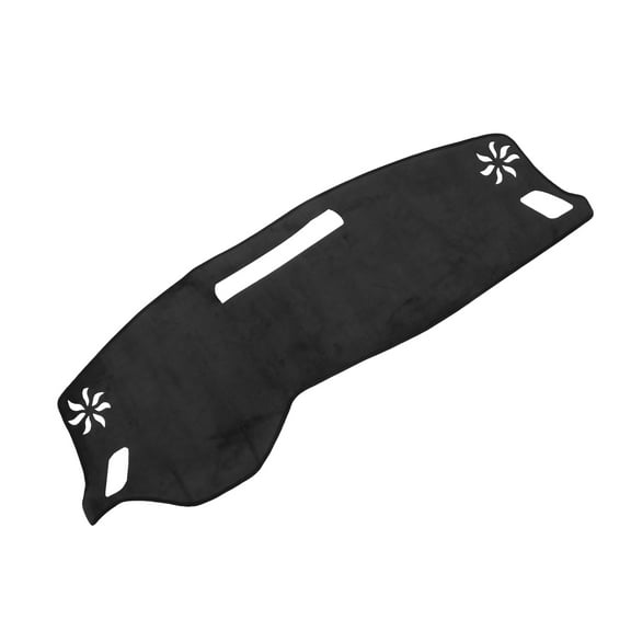 Unique Bargains Dash Cover for Mitsubishi Outlander 2023 / Center Console / Non-Slip / Flannel / 1 Pcs Black
