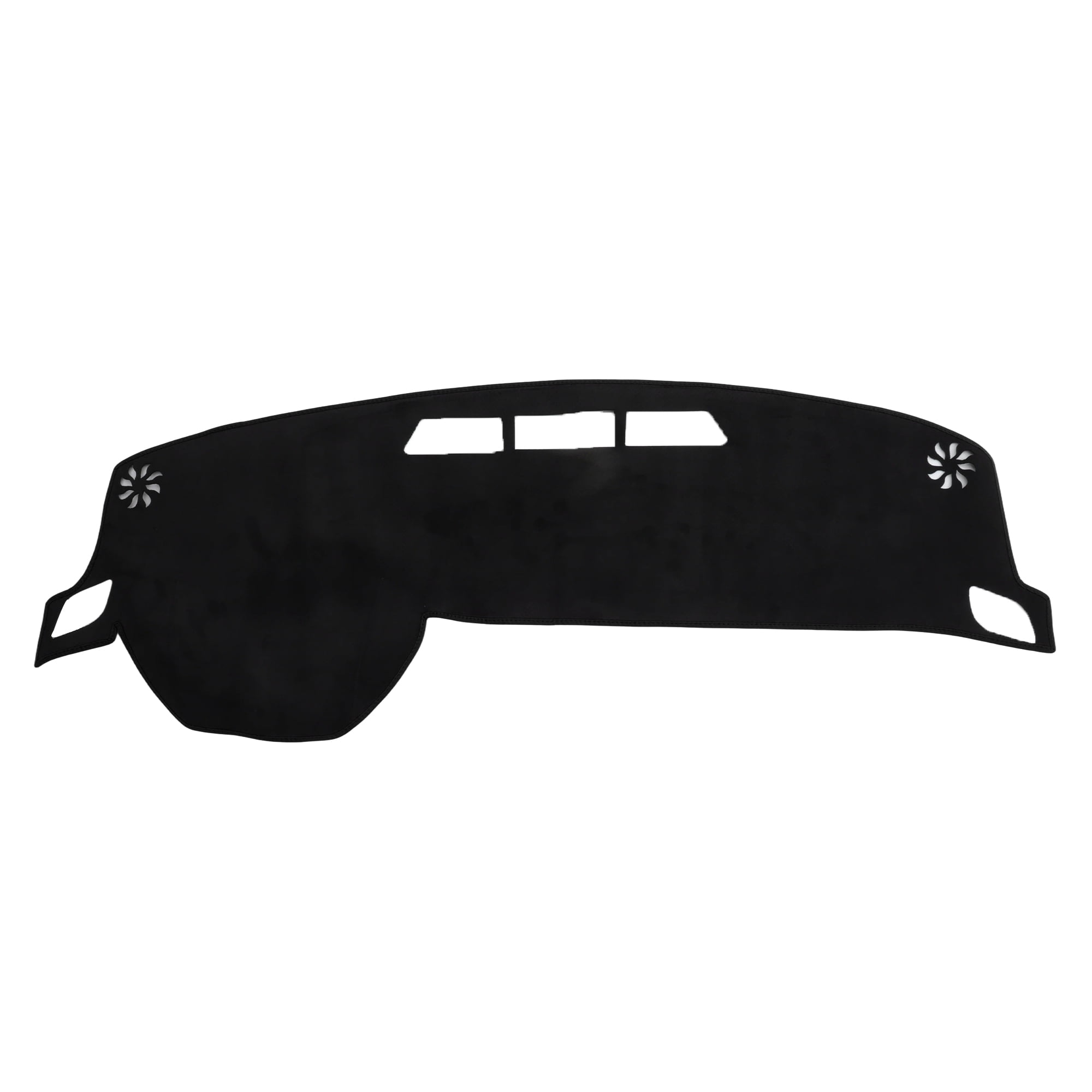 Unique Bargains Dash Cover for Nissan Rogue 2021-2024 Without HUD Dashboard Cover Car Interior Anti-Slip/Anti Dust Suede Black 1 set