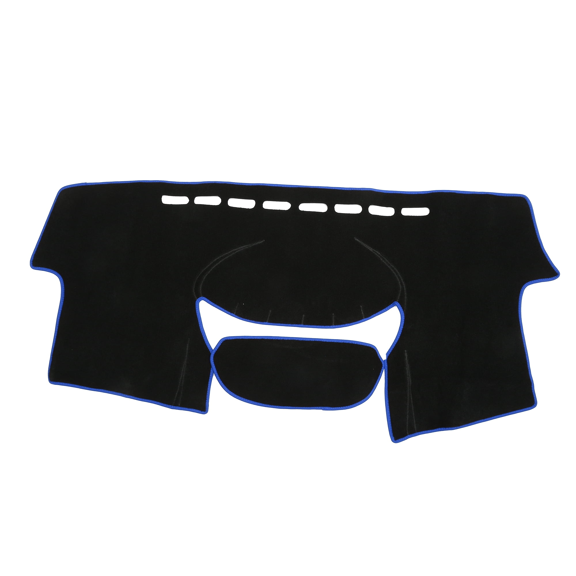 Unique Bargains Dash Cover for Toyota Yaris Non-Slip Polyester Dashboard Cover Pad Blue