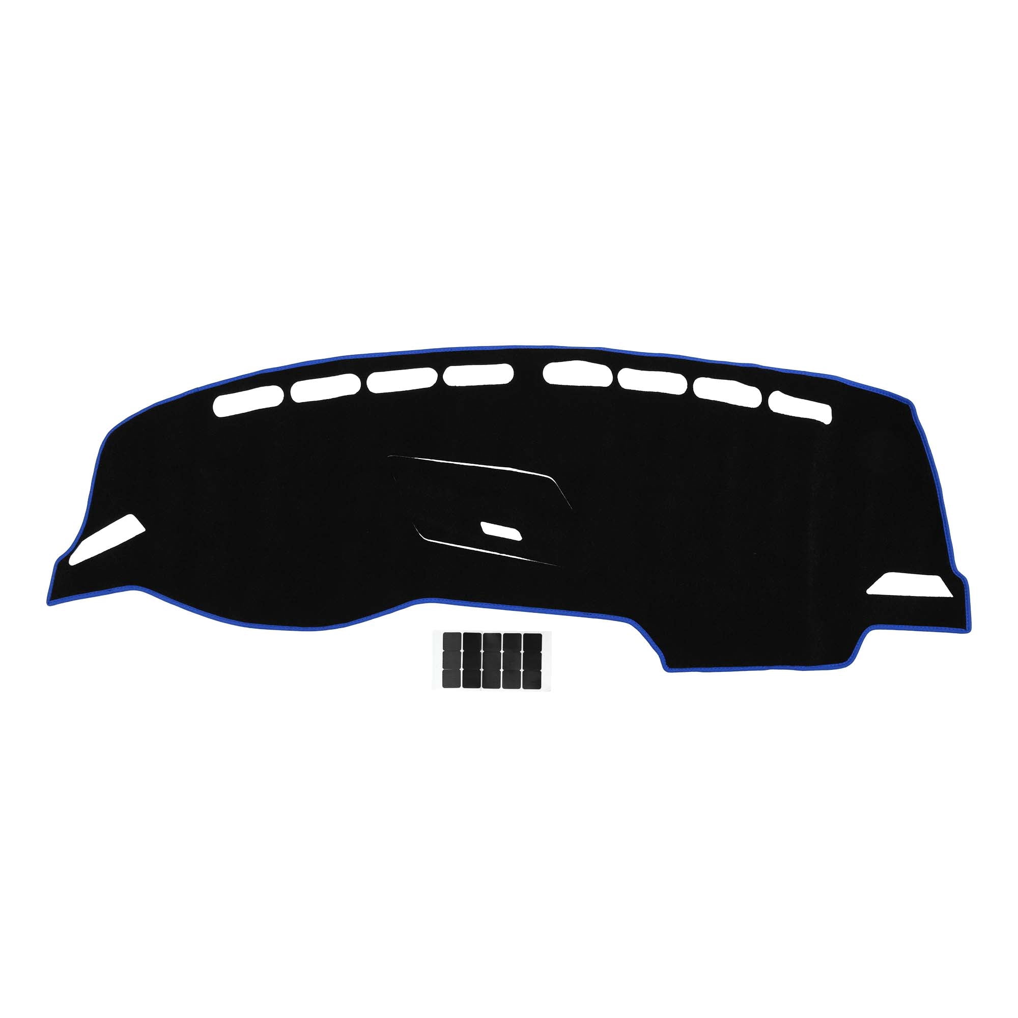 Unique Bargains Dash Cover for VW Tiguan 2017 Polyester Blue with for STIcker
