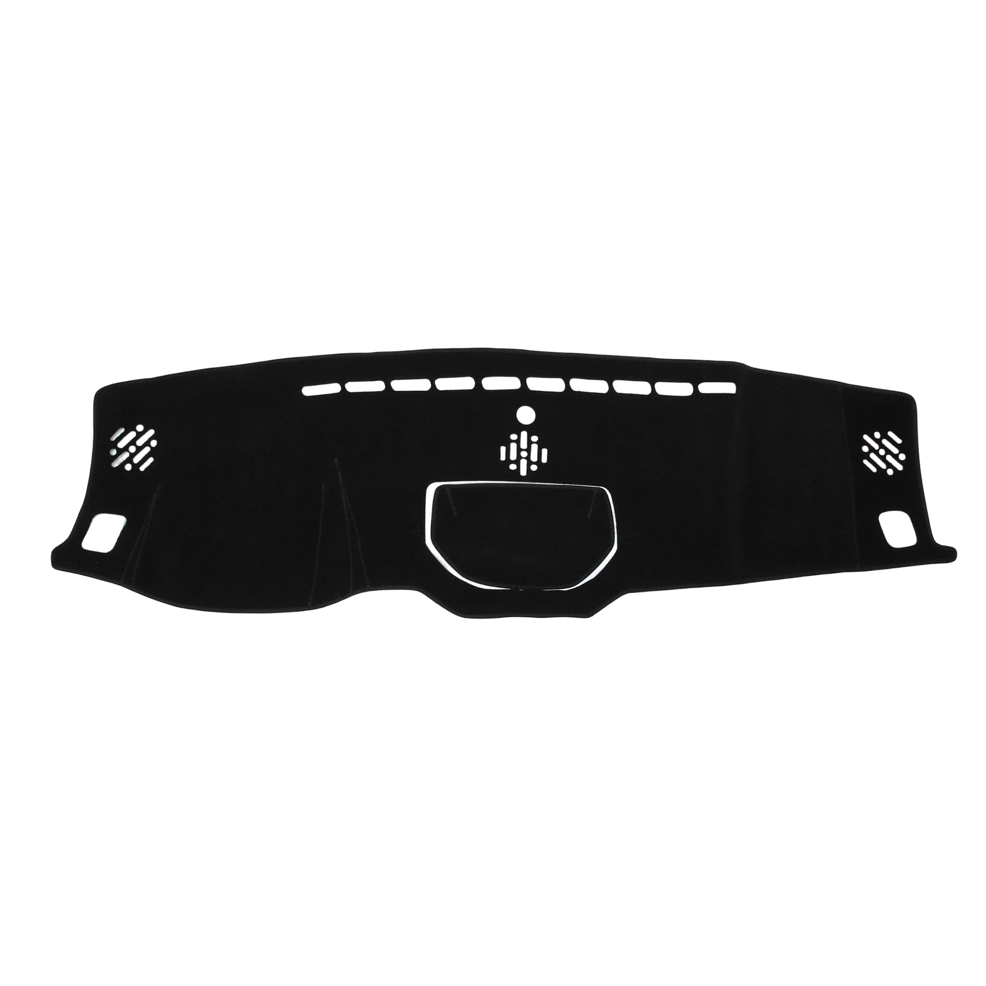 Unique Bargains Dash cover for Toyota Tundra 2014-2021 Dashboard cover Car Interior Anti-Slip/Anti Dust Polyester Black Thread 1 Pc